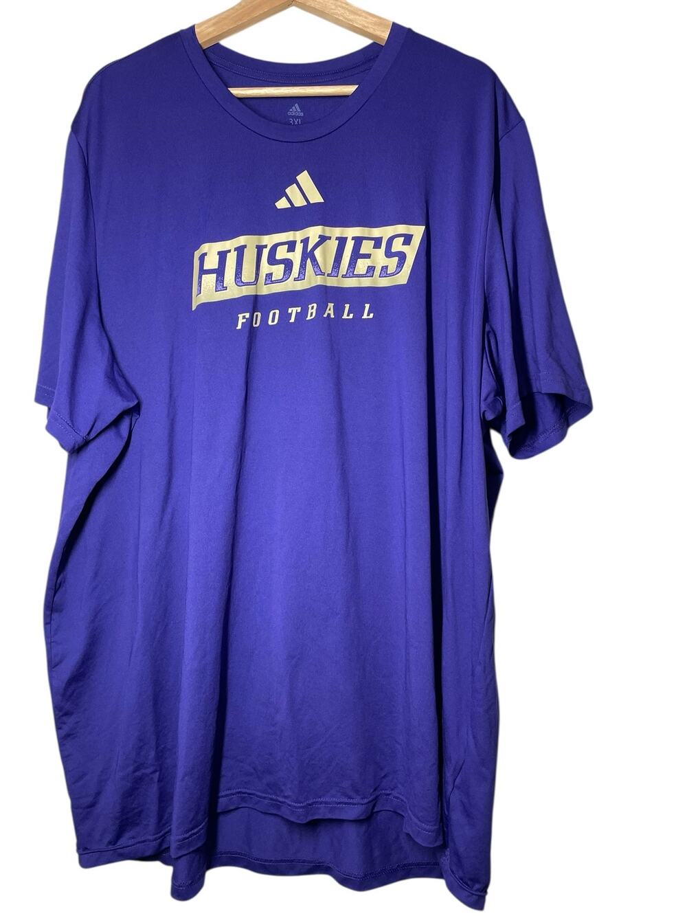 UW University of Washington Huskies adidas Mens T-Shirt Short Sleeve 3XL XXXL